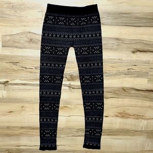SOLD Winter Leggings | Tribal Snowflake